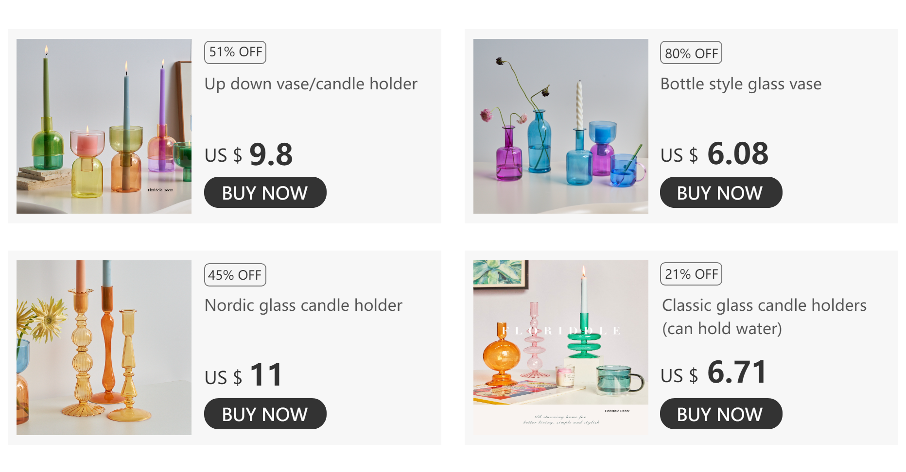 Nordic Candle Holders para Home Decor, Candlesticks