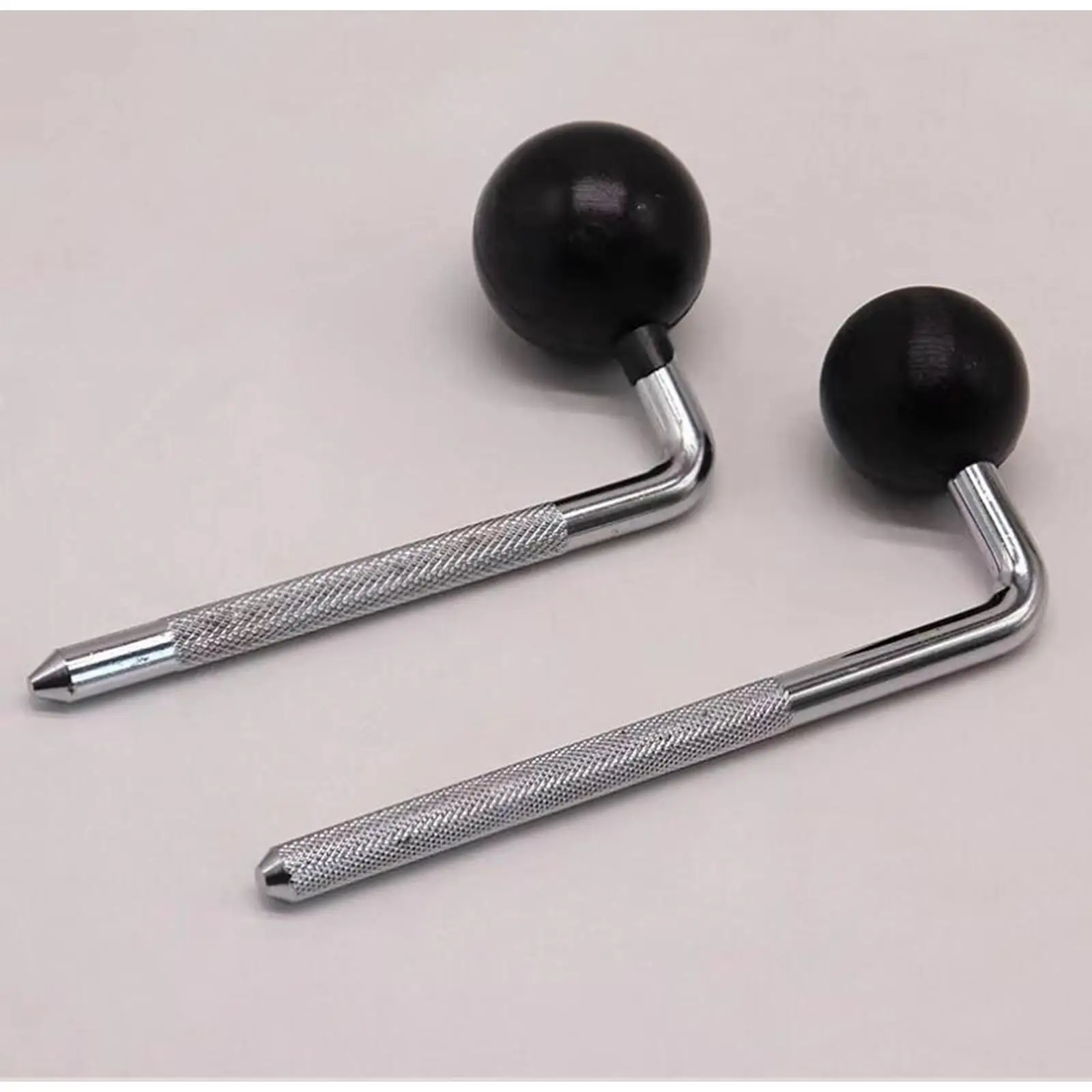 L Rod Ball for Drum Player Drum Stand Holder Handbell Cowbell Clamp Holder Percussion Accessory Universal Ball