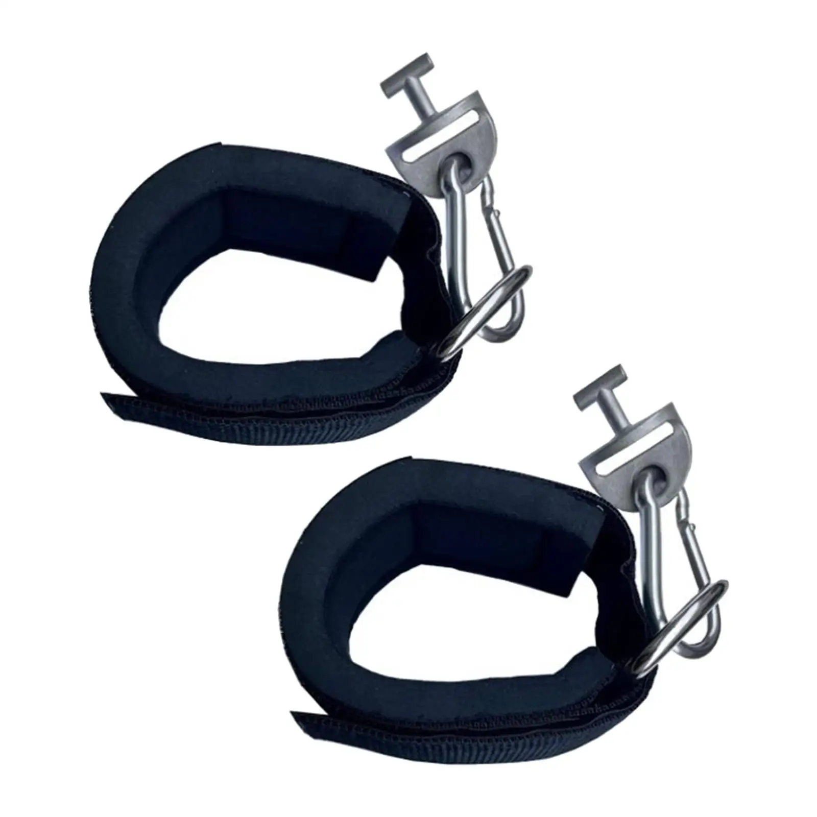 Ankle Straps for Tonal Cable Machine with Tonal Adapters Snap Hooks Foot Support