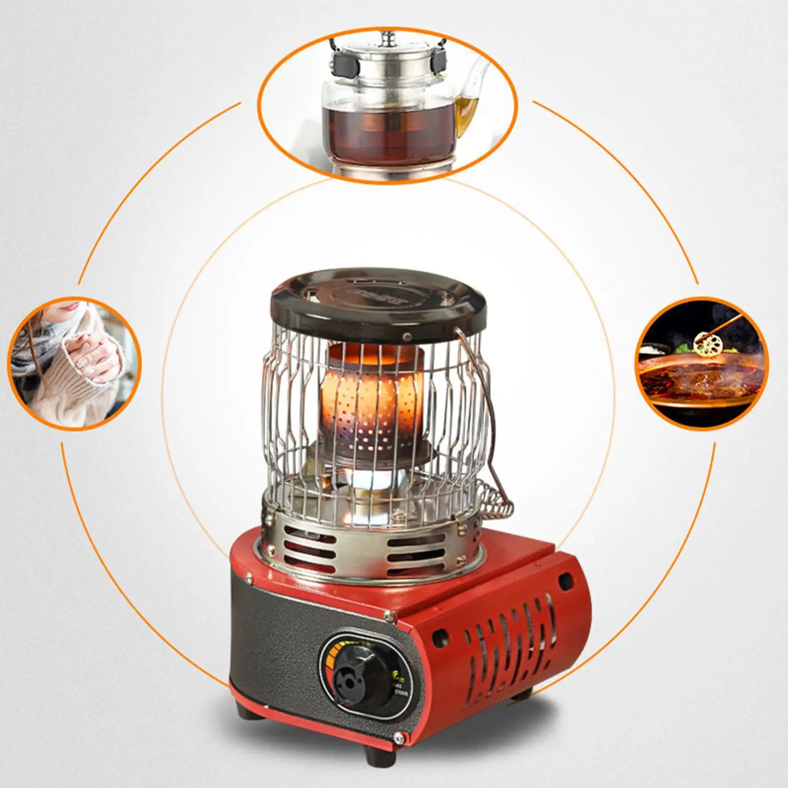 1Pc Protable Heating Stove Home Heater for Camping Tent Camp Outdoor