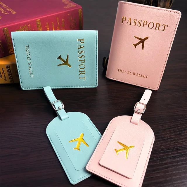 1pc PU Material Fashionable Embroidered Letter For Luggage Tag Set With  Name ID Cards For Unisex For Travel Essentials Card Holder Suitcase Tag  Card Sleeve Hanging Tag for Travel College School Bag