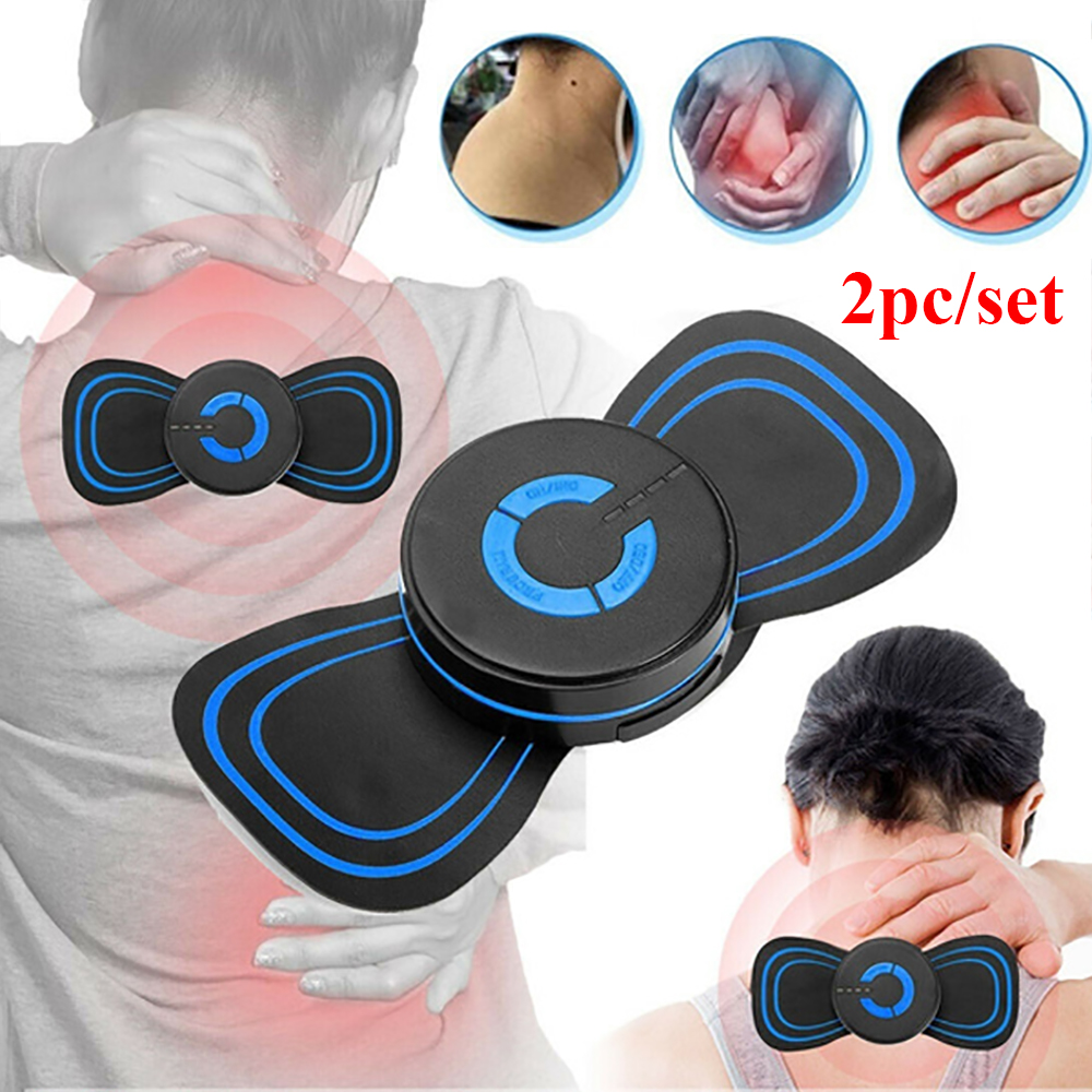 Best of 2Pc New EMS Mini Electric Massager Stimulator Pain Relief Neck Back Leg Health Care Relaxation Tool Cervical Portable Massage Reviews & Tips