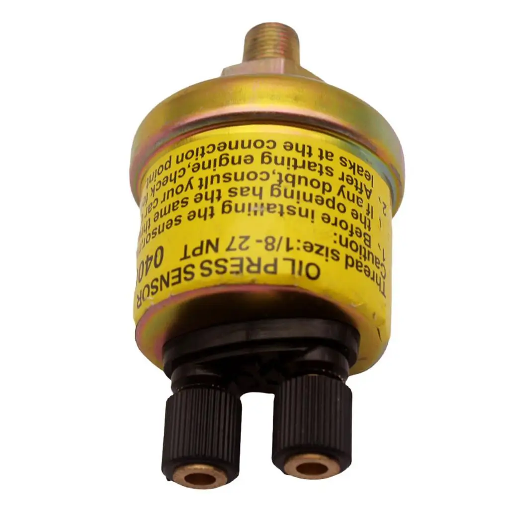 Oil pressure sensor for gauges 1/8 NPT 0-150 Psi sender unit Gauge 2 Pins