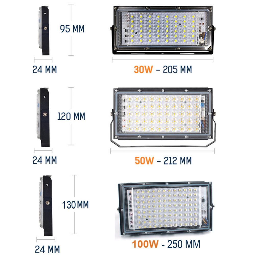 rua para Billboar, alta transmitância, iluminação rodoviária, 50W, 100W, 110V, IP65