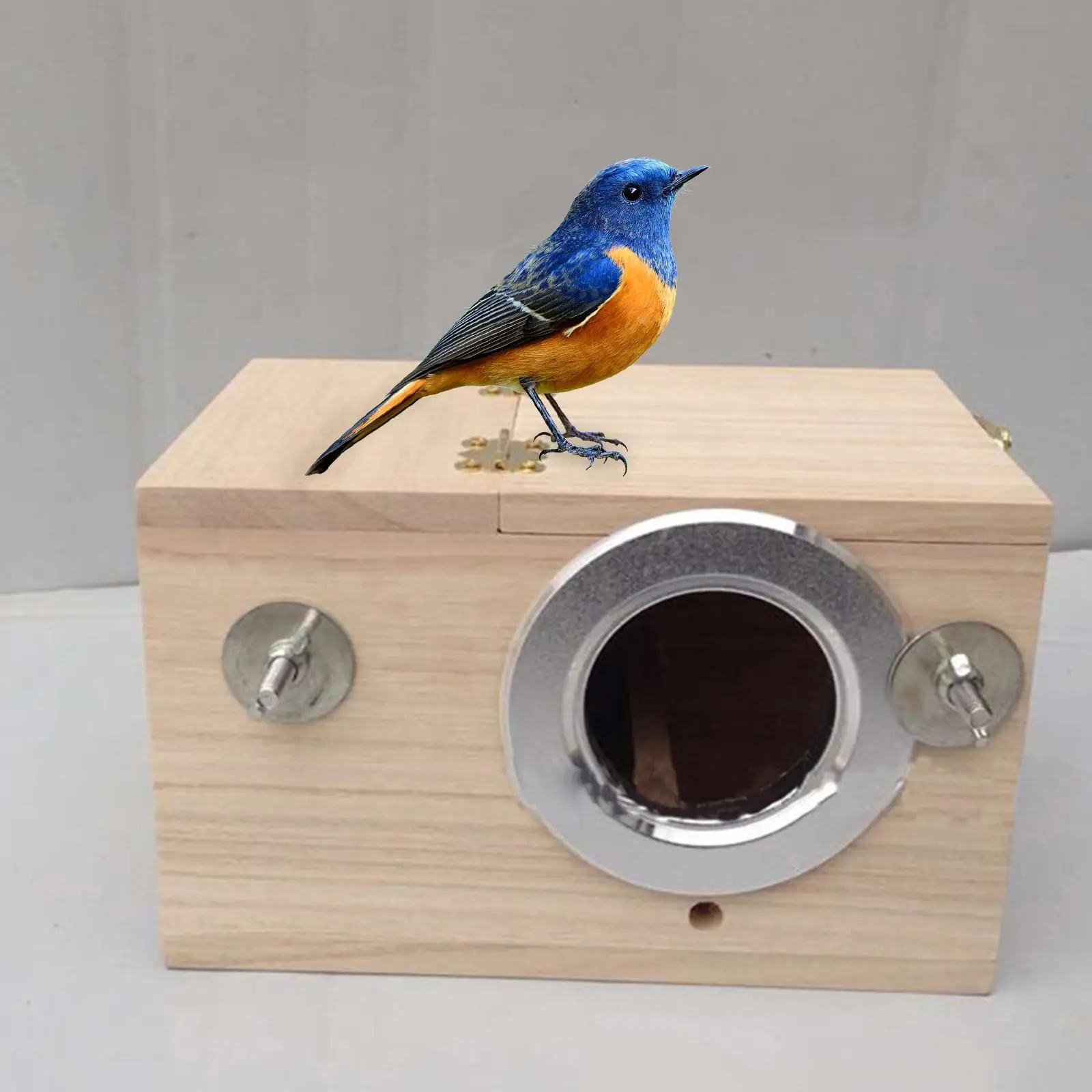 Bird Breeding Nest Breeding Box Bird Feeder Hanging Birdhouse for Outdoor Home Balcony Decoration Gifts