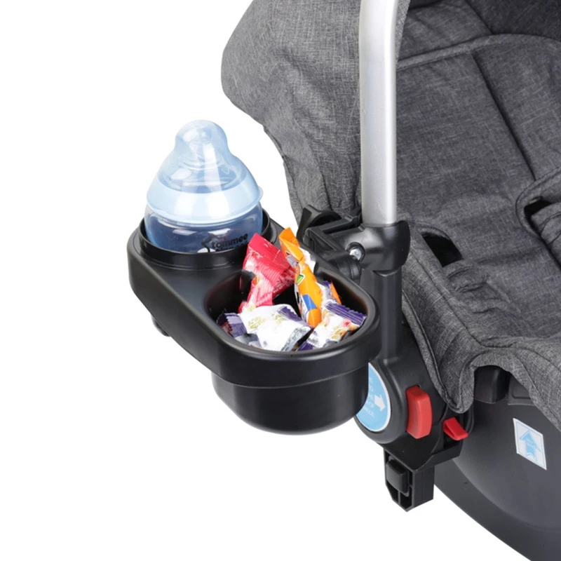 Universal Stroller Tray Stroller Cup Holder Stroller Snack Tray with Insulated Cup Holder Clamp Grip Firmly Stroller Bar best travel stroller for baby and toddler	