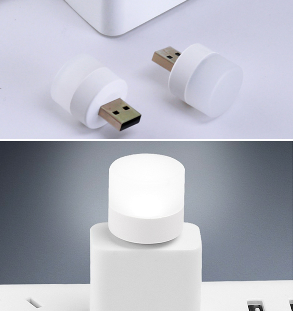 10 pcs RGB USB LED Night Light Super Bright Eye Protection LED Plug Lamp Computer Mobile Power Charging USB Small USB Book Light