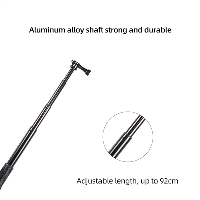 Title 5, For GoPro 12 Selfie Stick Aluminum Alloy Long R...