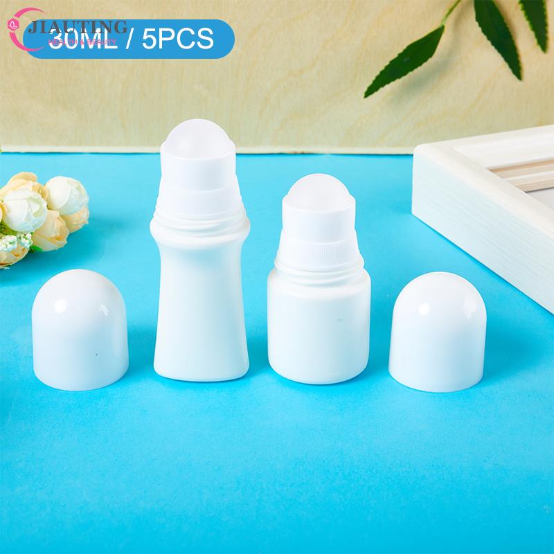 Best of 1 / 2 / 5PCS 30ML Plastic Roll On Bottle Essential Oil Perfume Empty Tube Hot Sale White Deodorant Container Reviews & Tips