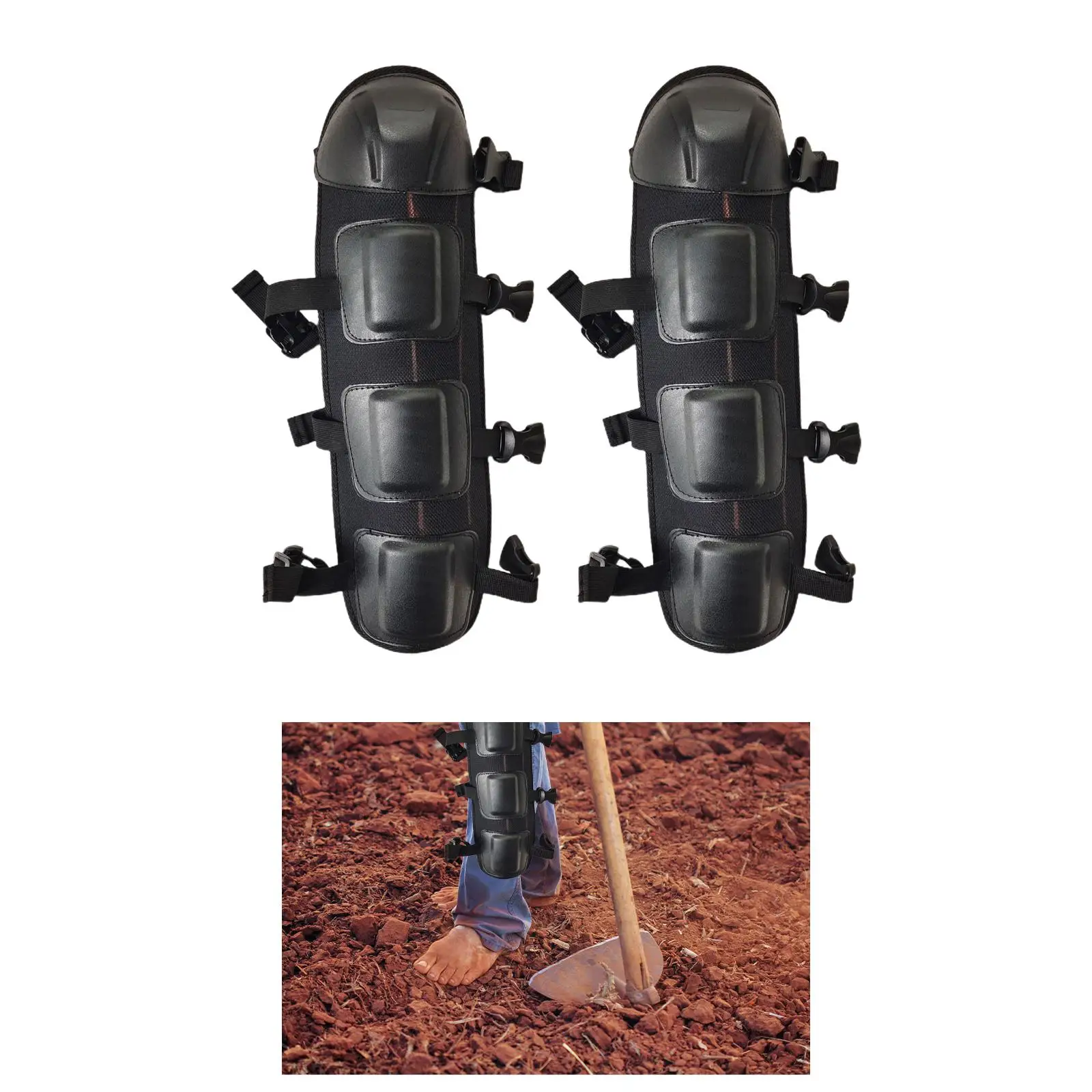 Knee Pads Kneelet Protective Gear Adjustable Straps Comfort Removable Motorbike