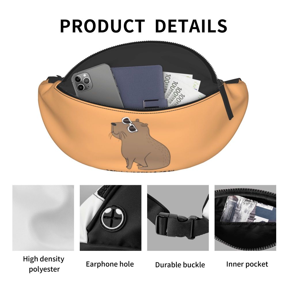 homens, Crossbody Waist Bag for Running, Phone