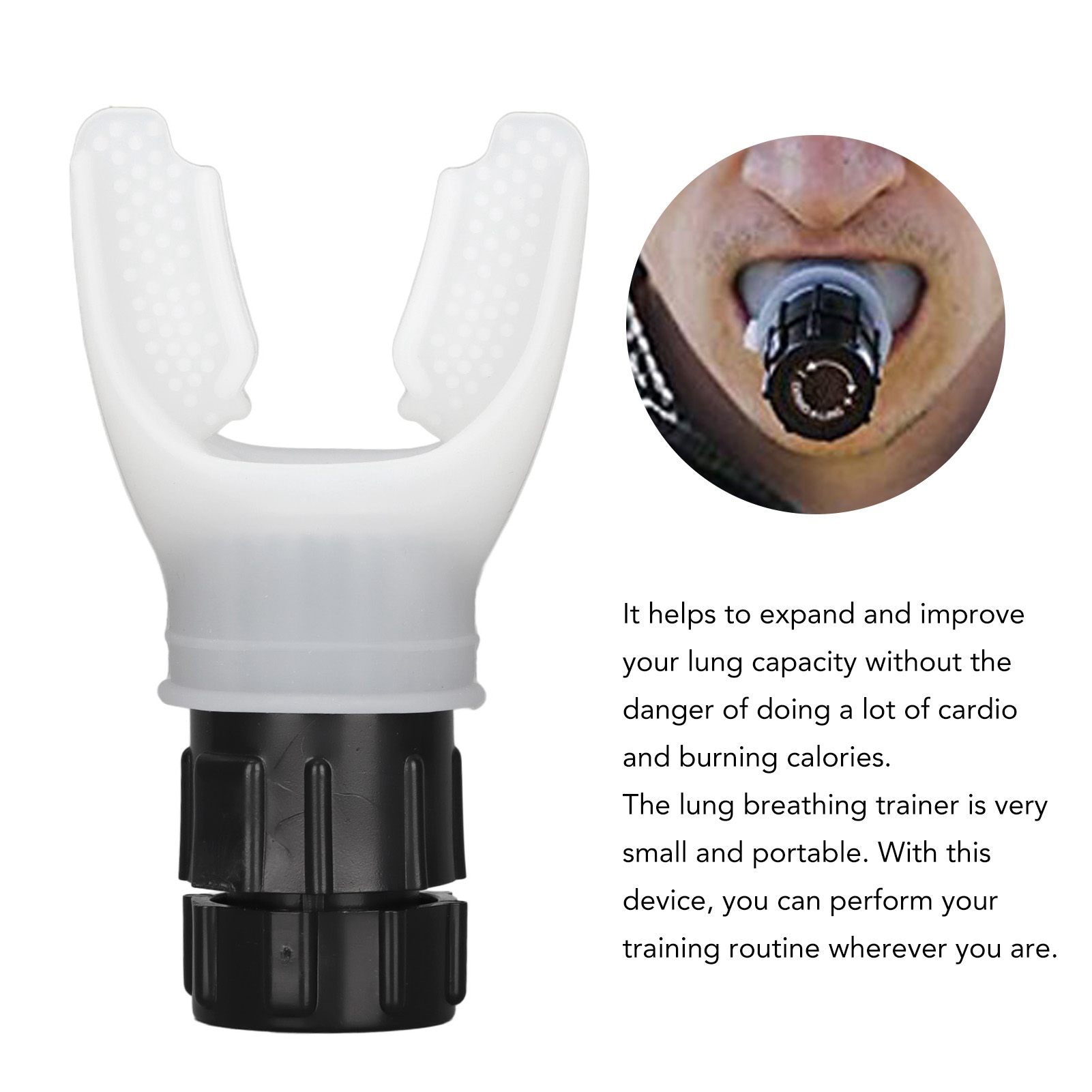 Best of Portable Professional Expiratory Inspiratory Lung Trainer Breathing Trainer Exercise Devices Lungs Capacitys Respiratory Therapy Reviews & Tips - Image 5