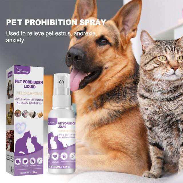 Great Safe Prevent Howling Pet Dog Cat Estrus Calming Prohibition Spray Pet Supplies Pet Liquid Spray Pet Liquid Spray AliExpress