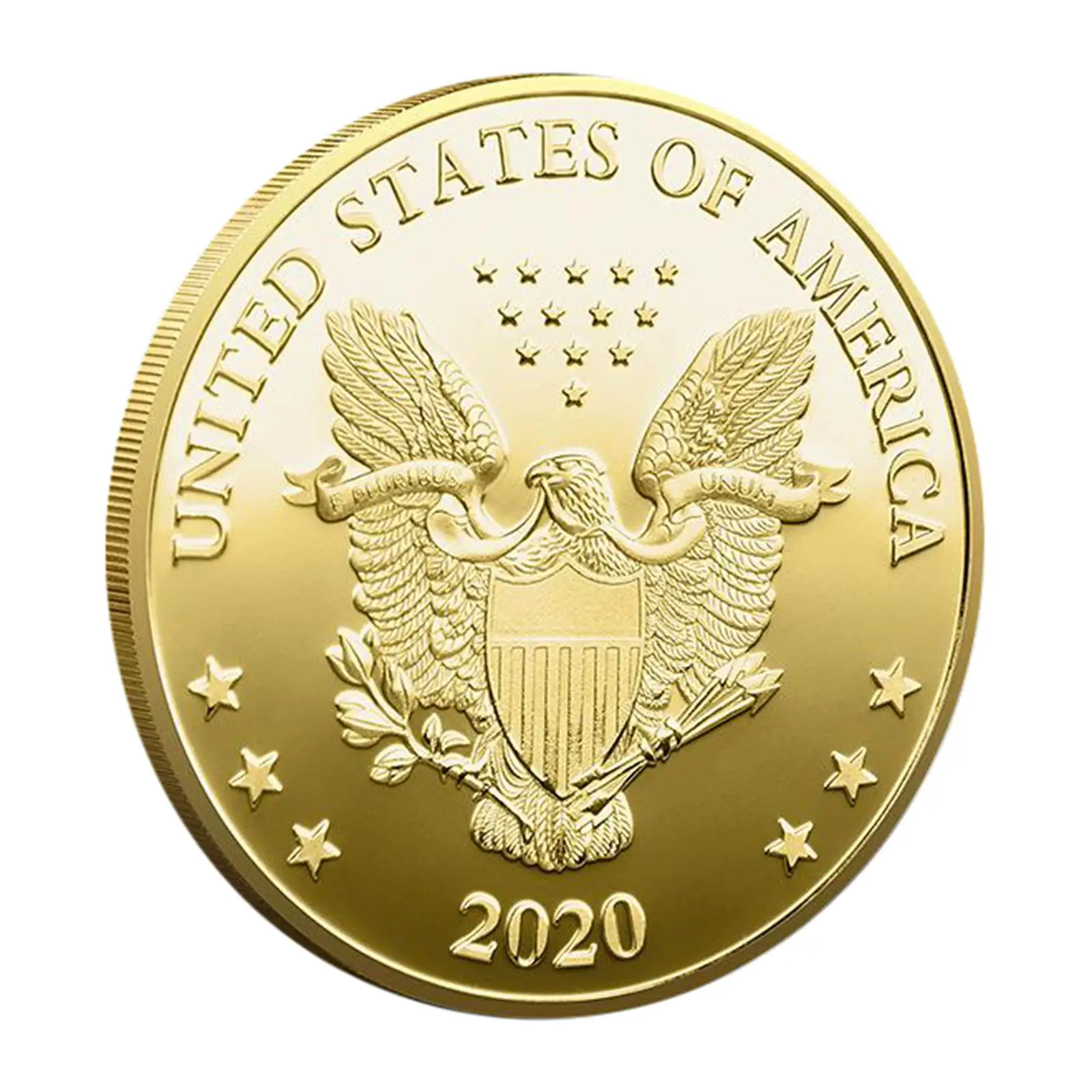 Gold Plated President of the United States Joe Biden Coin  Coin Inauguration Collectibles Collection