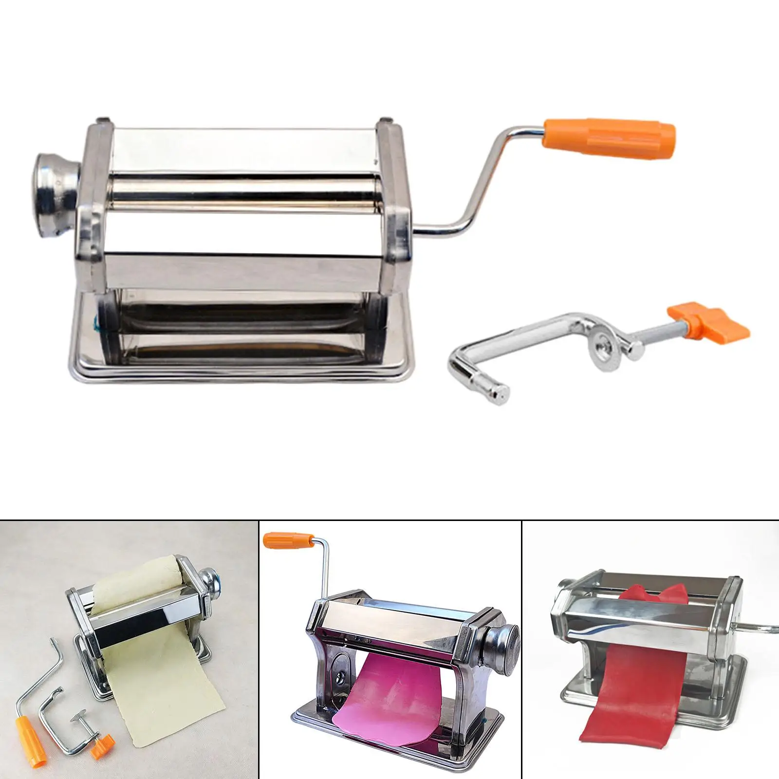 Clay Pressure Machine Mixing Blending Colors Hand Cranked Presser 6 Thickness Wide Polymer Clay Roller Machine for Polymer Clay