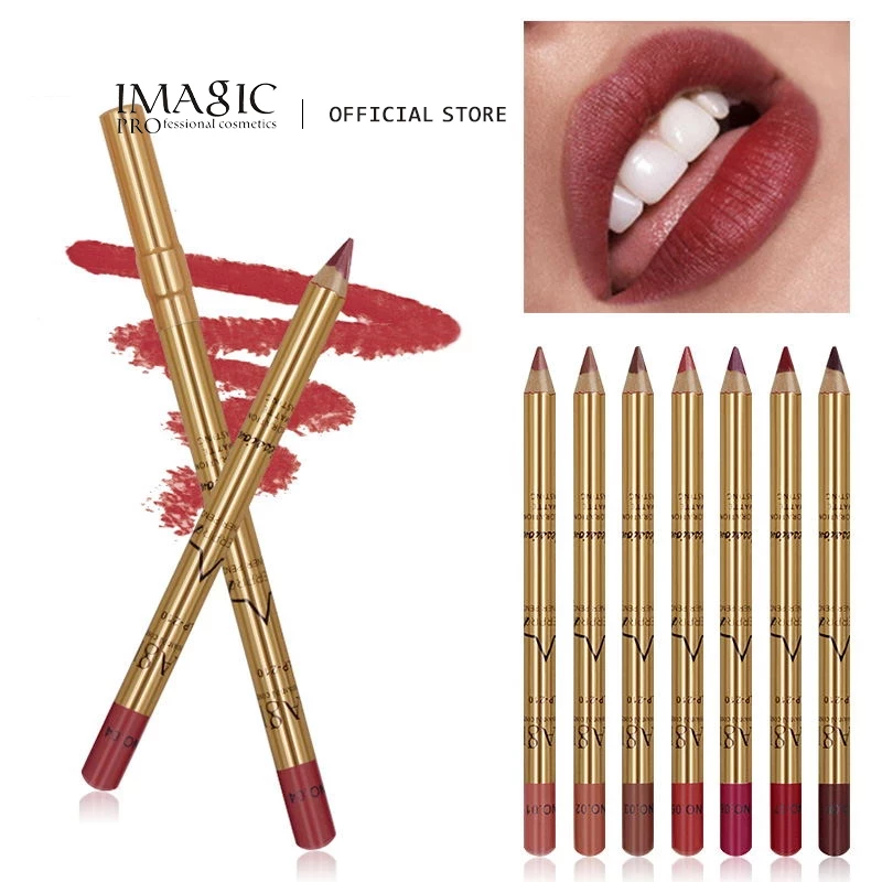 Best of IMAGIC 8Colors / Kit Lip Liner Pencil Nude Matte Lip Liner Moisturizing Waterproof Long Lasting Makeup Professional Lip Liner Tool Reviews & Tips