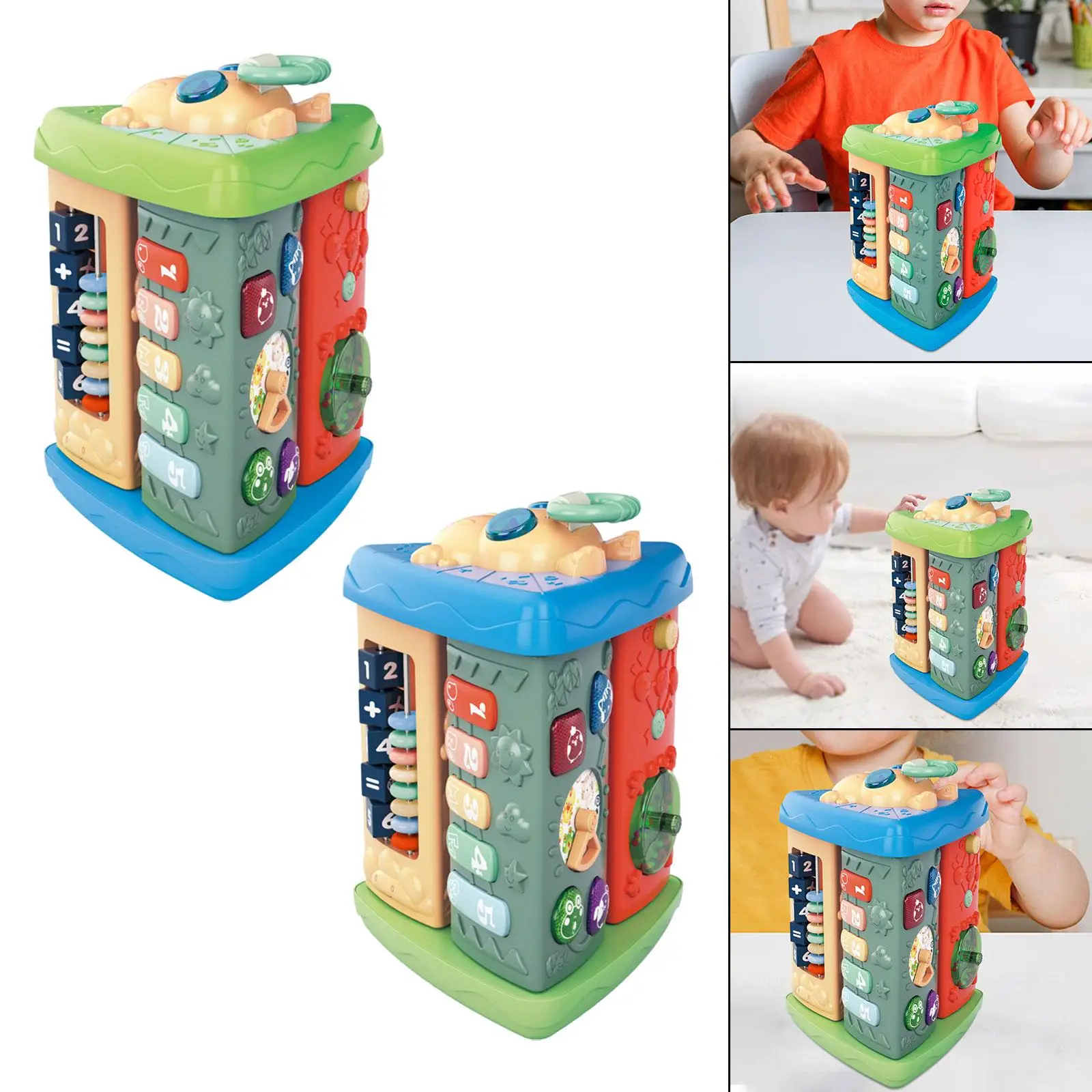 Musical Activity Toy Early Development Activity Toy Musical Activity Cube for Girls Preschool Children Toddlers Holiday Gifts