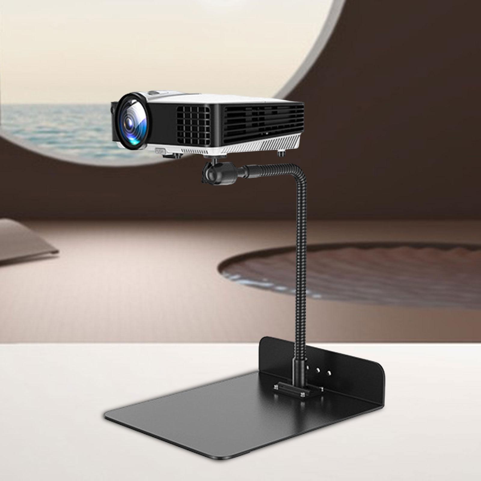 Multifunctional Projector Mount Bracket Fittings No Drill Durable Plug in Professional Retractable for Hotel Office Bedroom Sofa