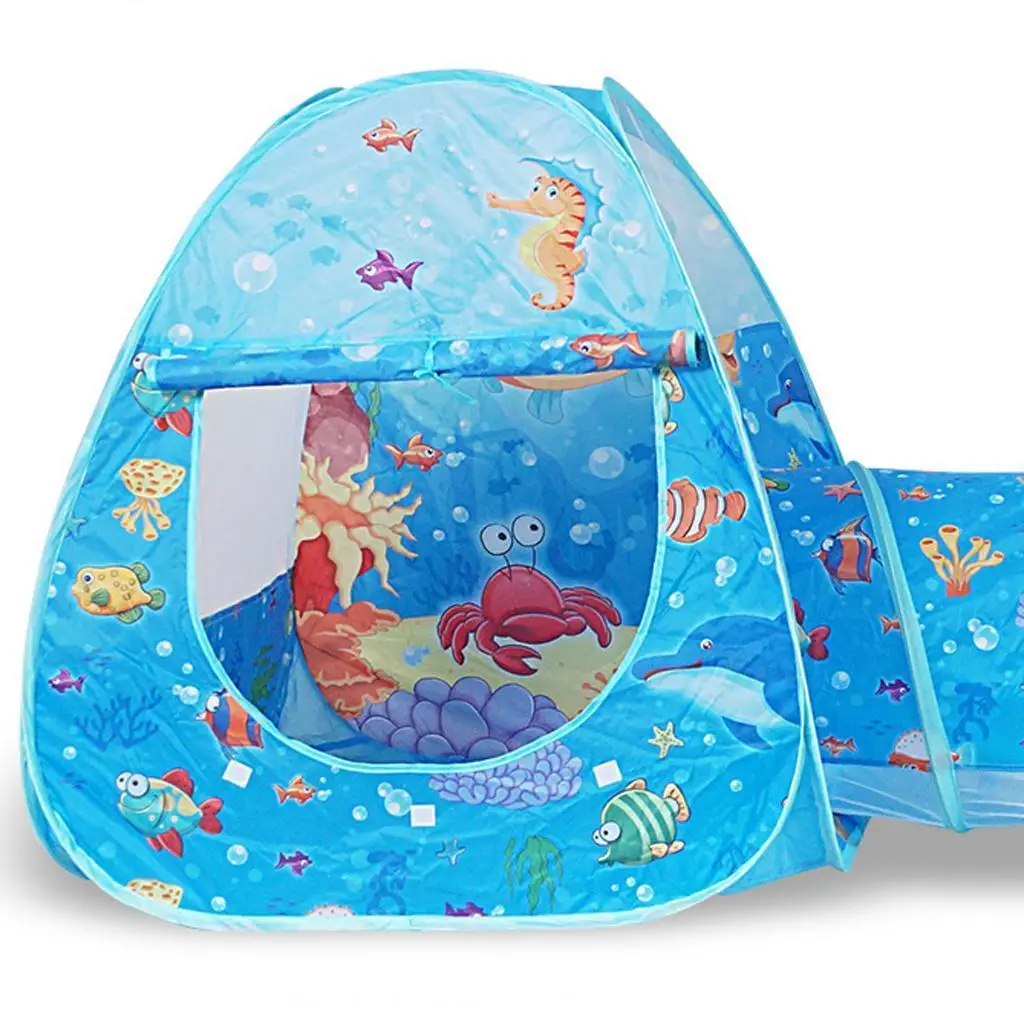  Pit Tents and Tunnels for Boys, Girls and Toddlers - Indoor/Outdoor Playhouse, Lightweight & Portable