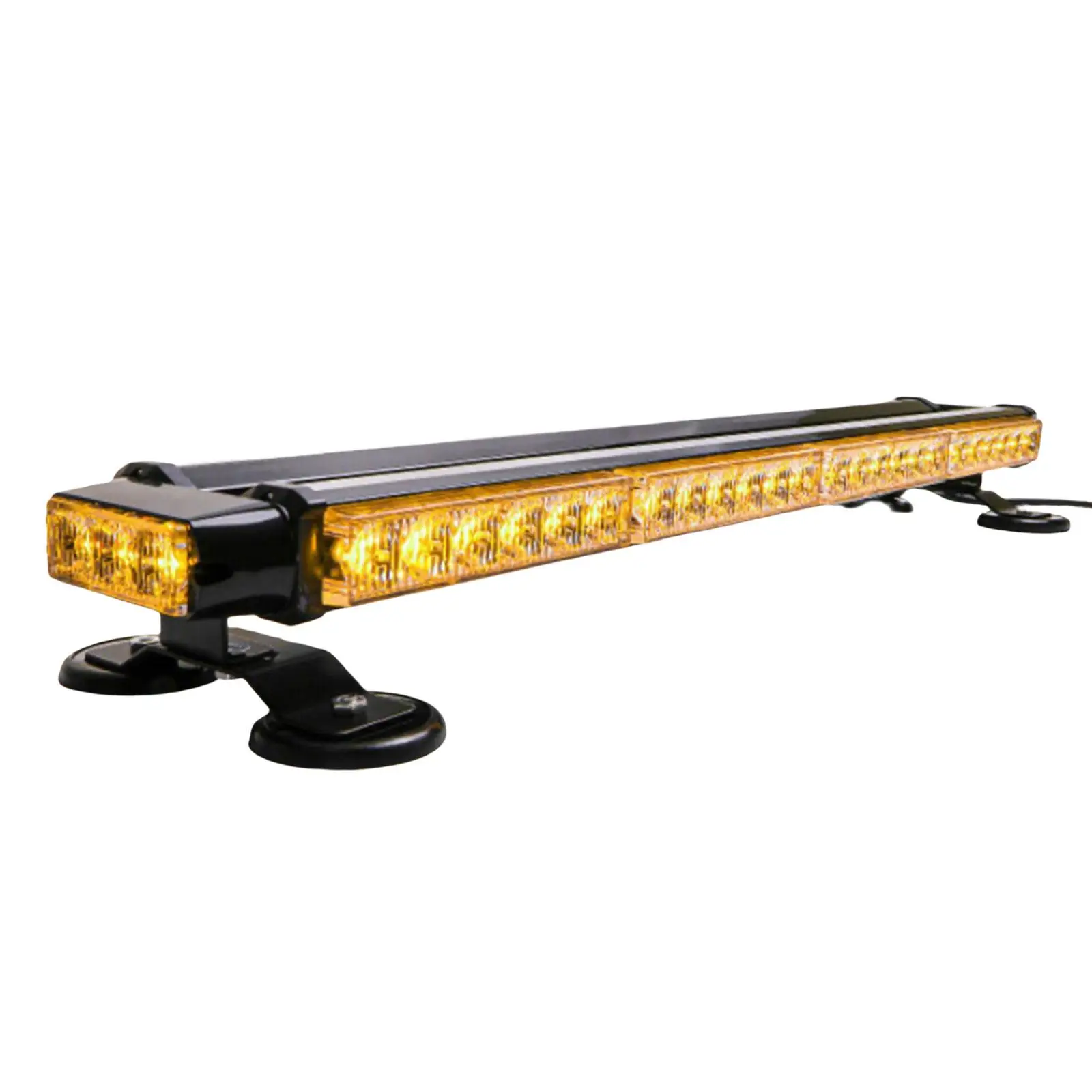 54 LED Amber Vehicle Roof Top Emergency Flashing Warning Strobe Light Bar Beacon, Easy Installation
