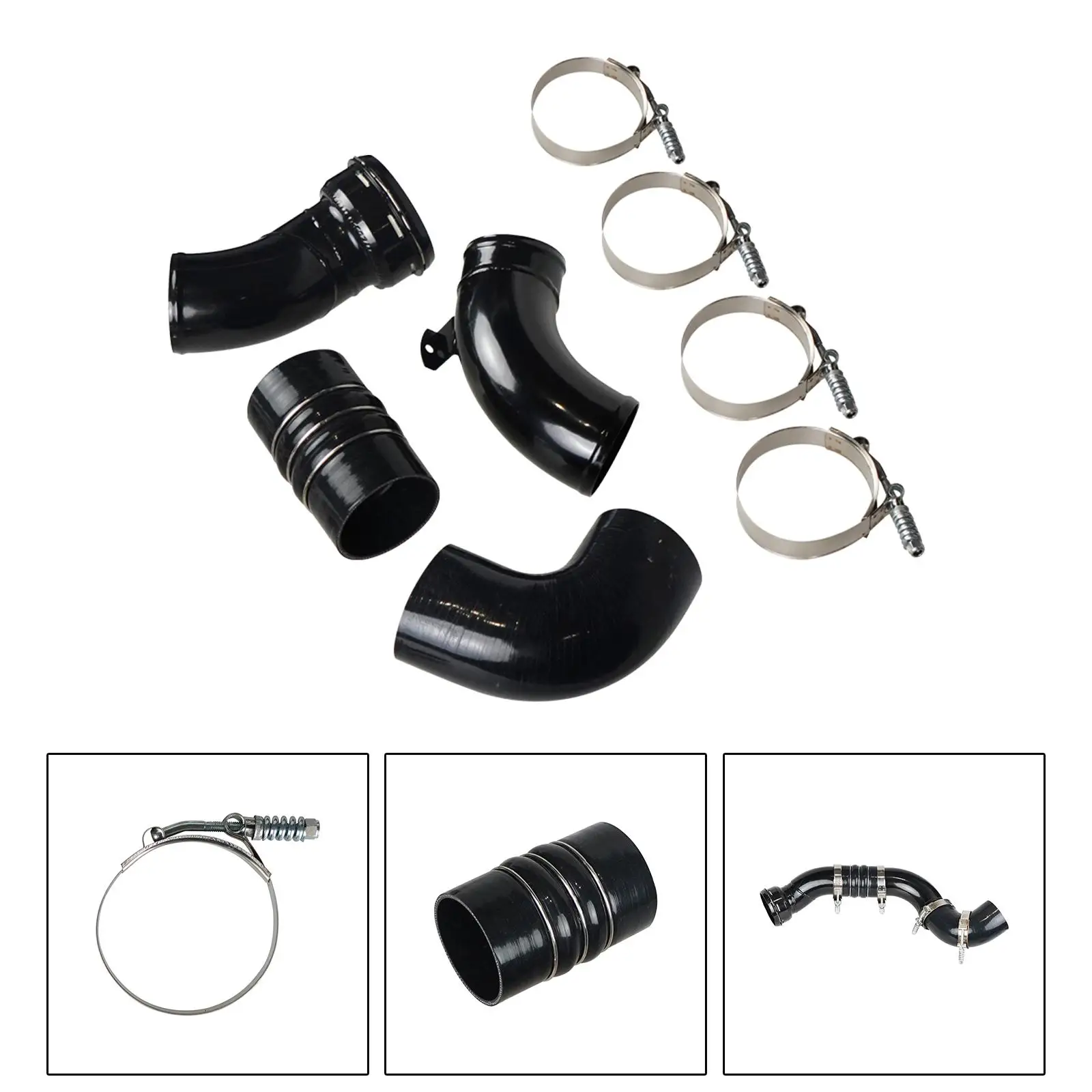 Cold Side Intercooler Pipe Kit 667-300 High Quality Durable Assembly Upgraded Turbo Intercooler Tube for Ford 6.7L 2011-16