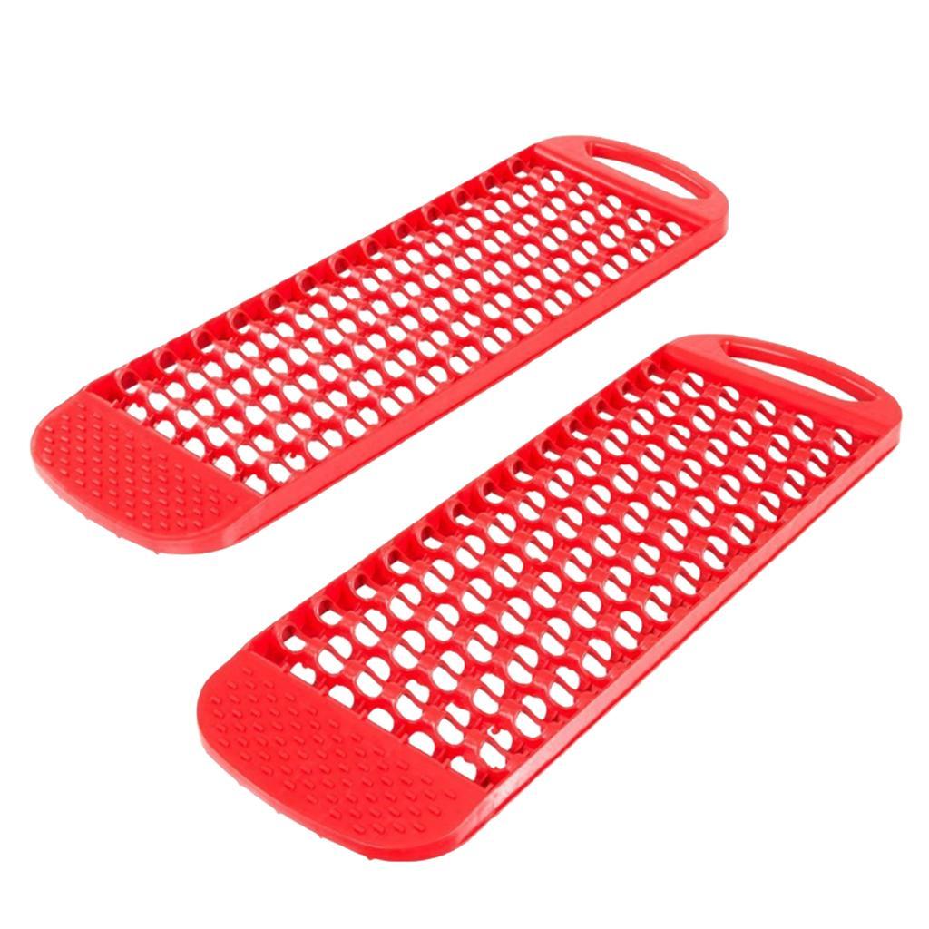 2pcs Car Wheel Anti Skid Pad Plate Auto Traction Mat  Mud  Snow