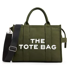 THE TOTE BAG Designer Fashion Handbag Shoulder Strap Crossbody Handbag Adjustable Large Capacity Canvas Women's Bag
