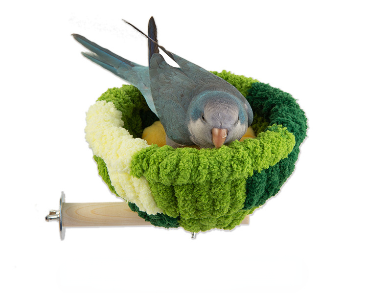 Title 1, Pet Bird Parrot Cages Warm Hut Tent Bed Hanging...