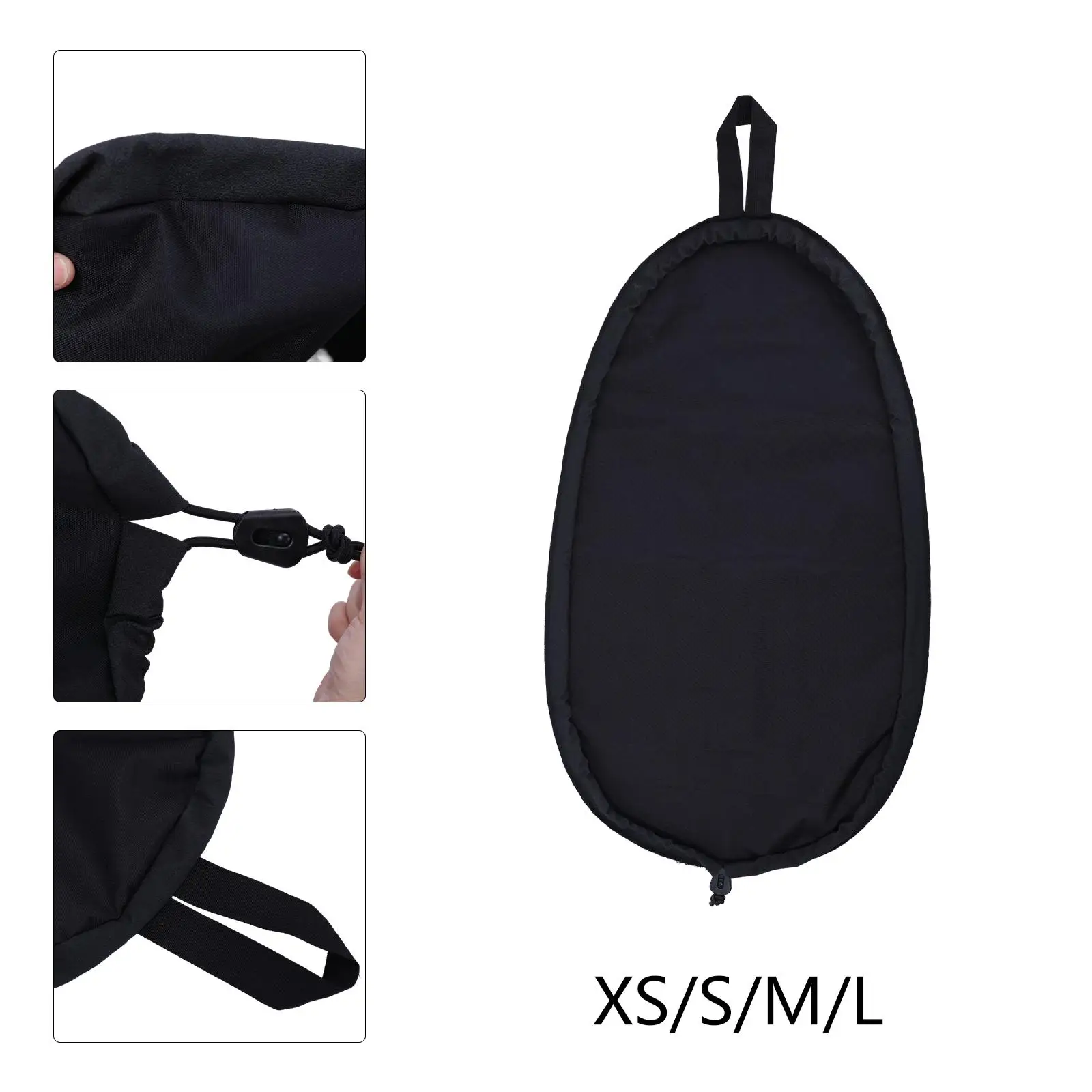 Kayak Cockpit Cover Breathable 600D Oxford Seat Cover for Outdoor Storage Transport