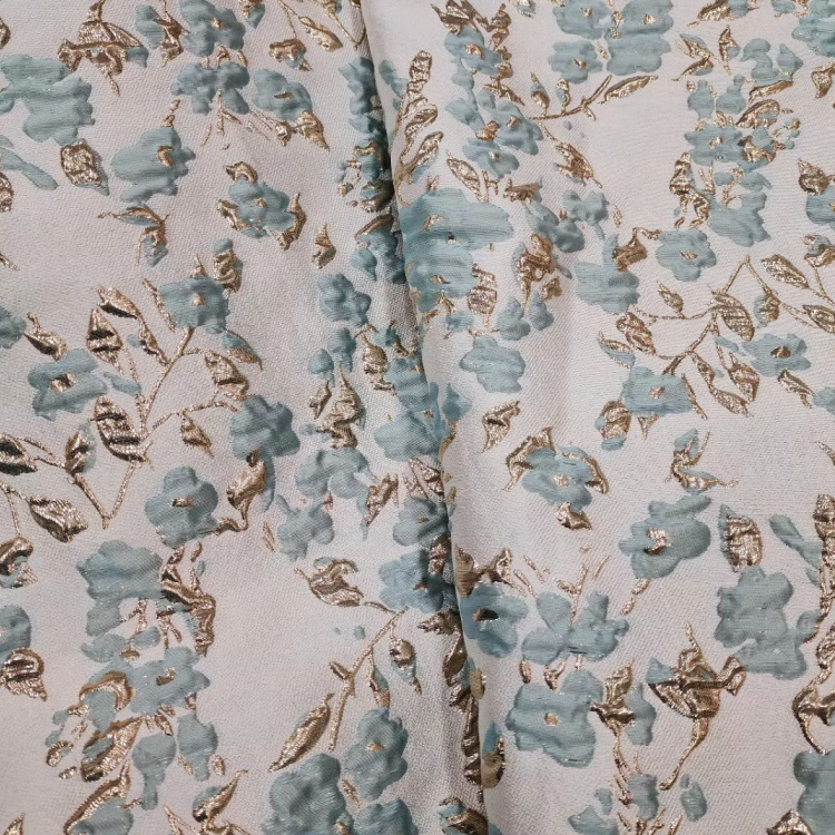 Blumen Satin Blase Blume Kleidung Jacquard Stoff Damast Polyester Material Nähen Kleider koffer Tasche Innendekoration Stoff – Detail 21