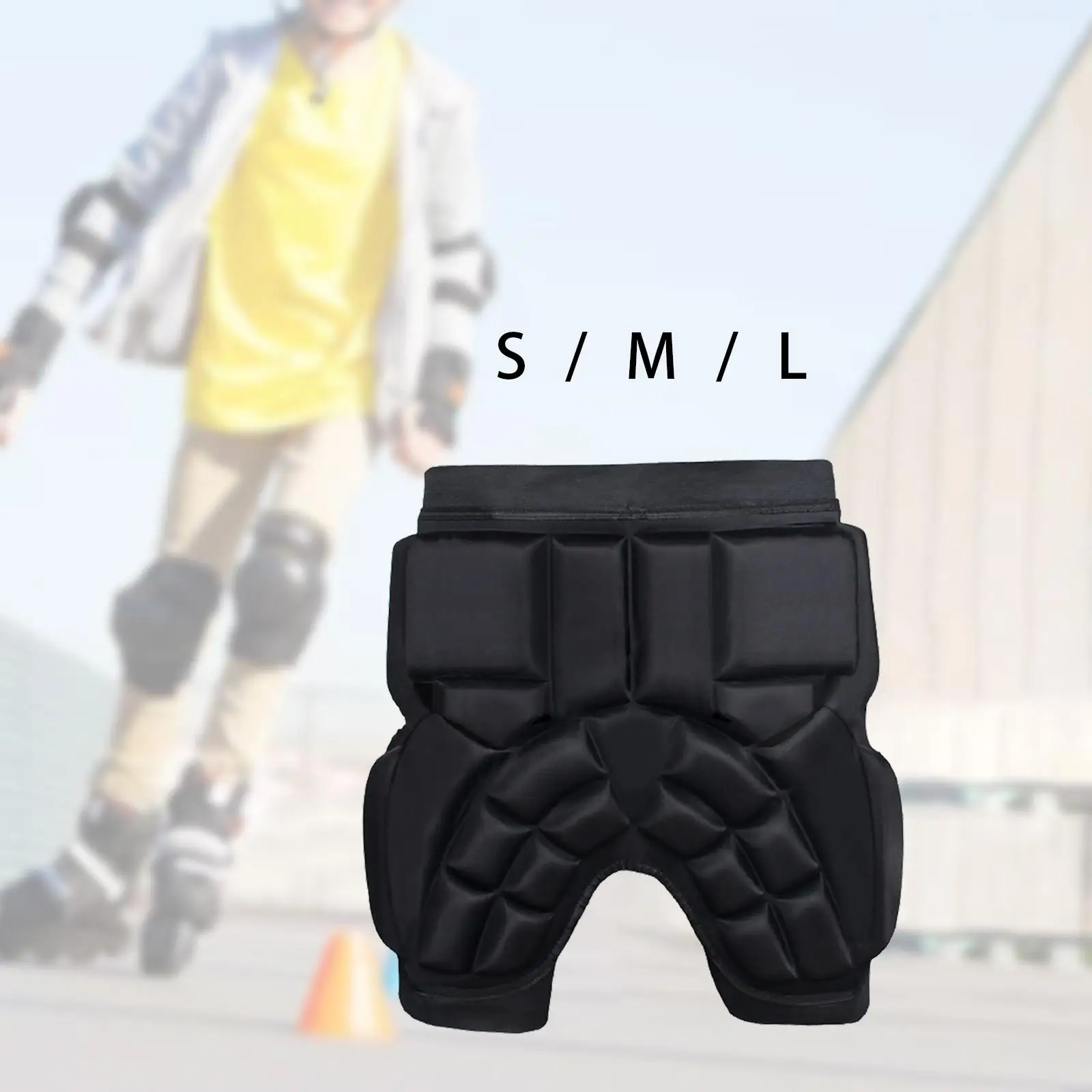 Hip Guard Pad 3D Shockproof Padded Hip Protection for Skiing Scooter Cycling