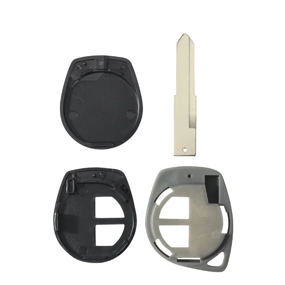 KEYYOU 2 Tasten Ersatz Fernbedienung Auto Schlüssel Shell Für Suzuki Grand Vitara SWIFT Mit Gummi Taste Pad Fob HU133R/TOY 43 Klinge – Detail 7