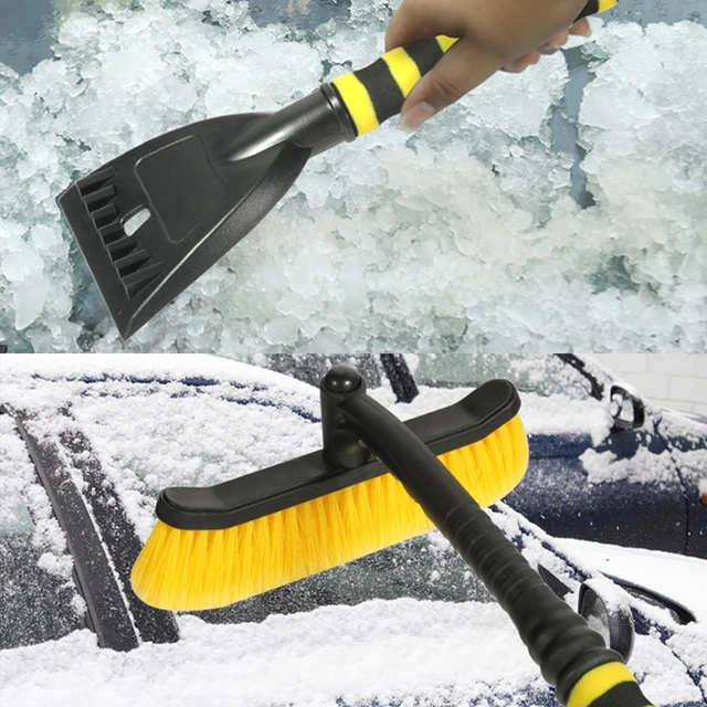 Buy Wholesale China 2 In 1 Multifunction Portable Plastic Ice Scraper Car  Snow Removal Shovel With Brush & Snow Shovel at USD 0.8