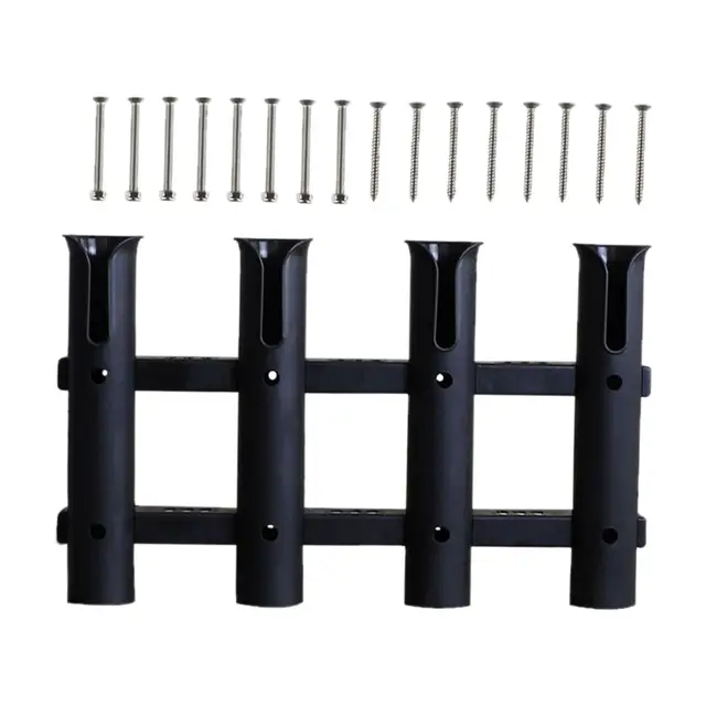 Fishing Rod Holders 4 Tubes Boat Rod Holder Pole Racks Side-Mount Style  Tube for Boat Marine Yacht - AliExpress