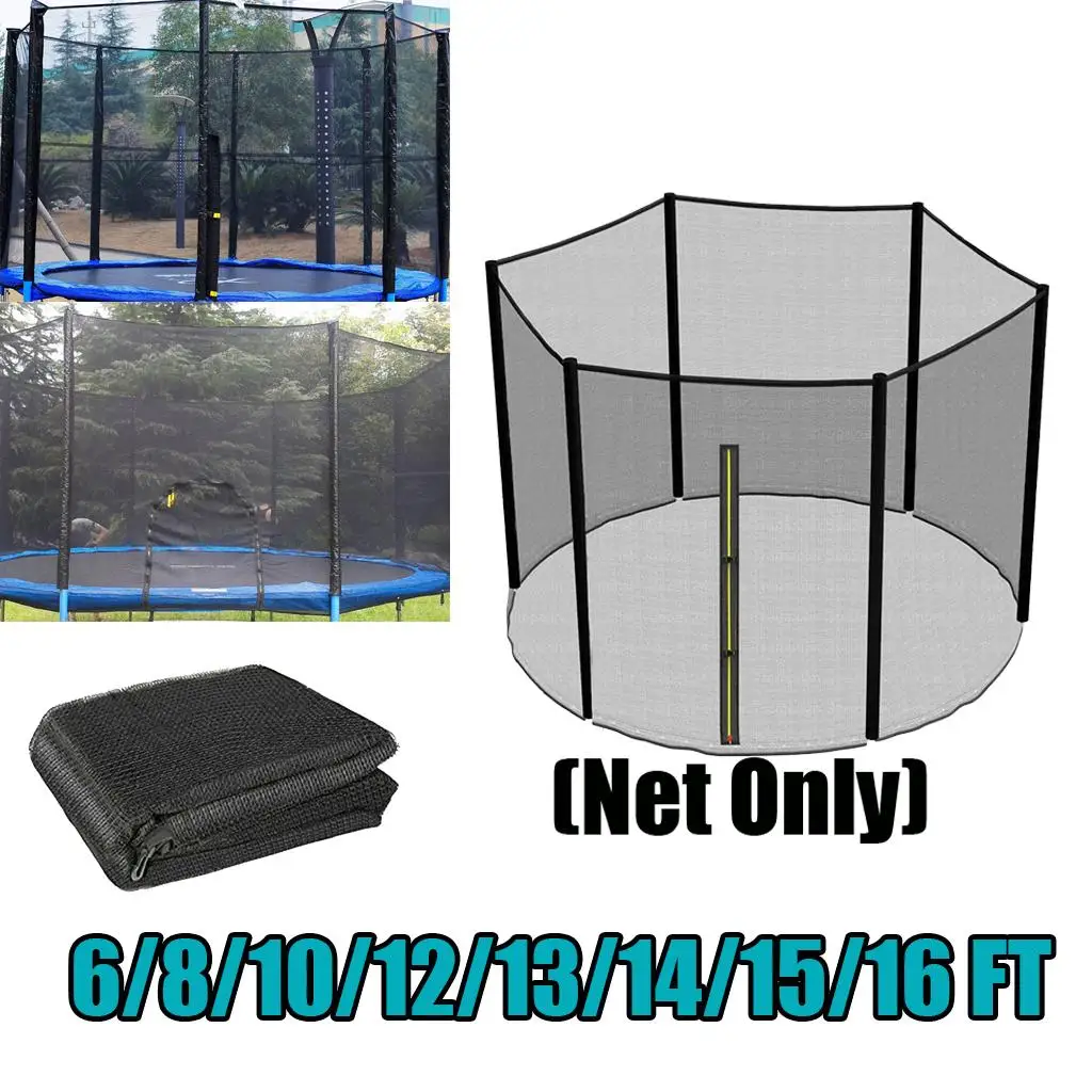 Round Trampoline  Enclosure Mesh Replacement Surround Netting