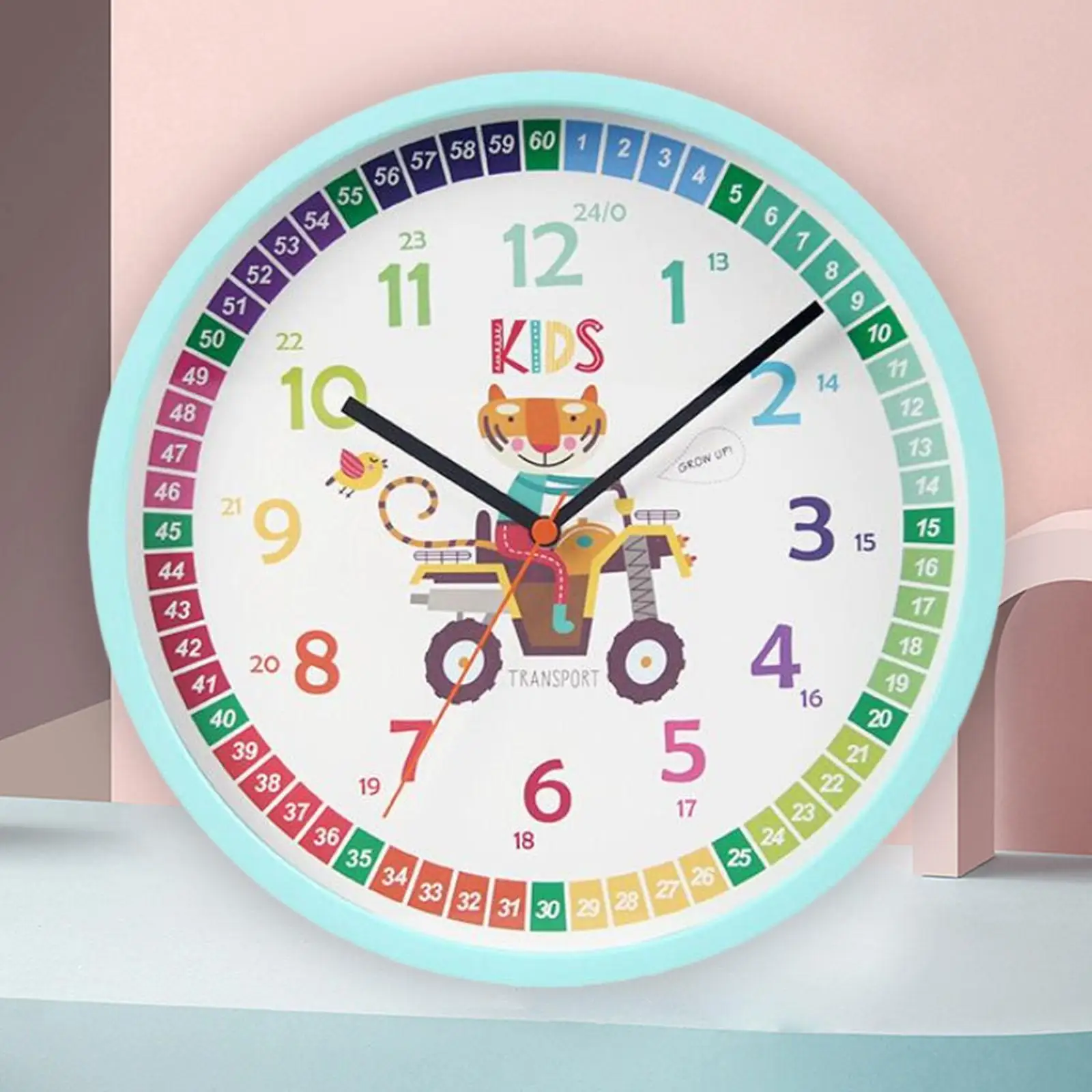 10 inch Analog clock for learning for Kids Telling  Decor for Kids Children Parents