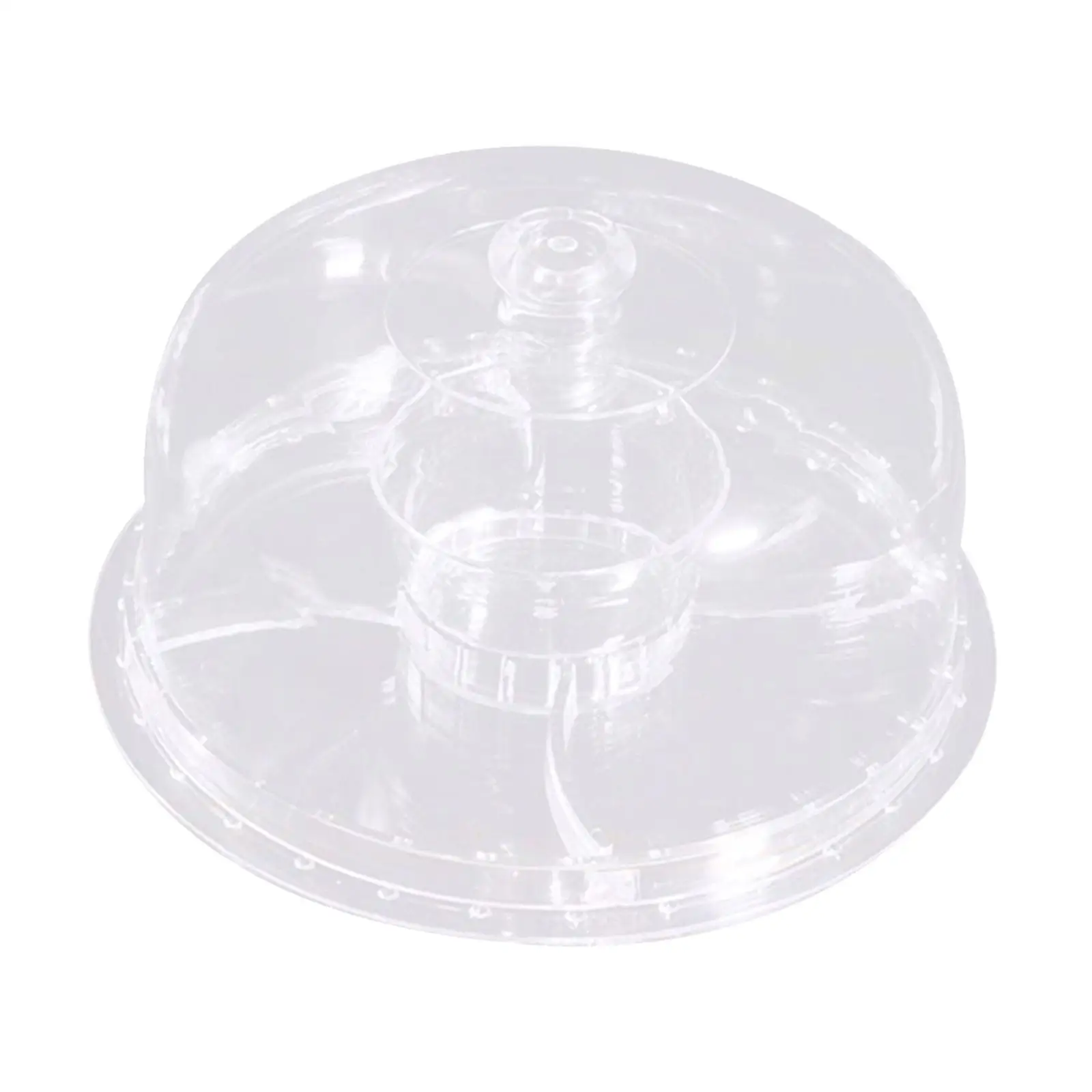 Snack Tray Serving Tray Clear Cupcake Holder Dessert Plate for Muffins Pastries Appetizers Baby Shower Wedding Centerpieces