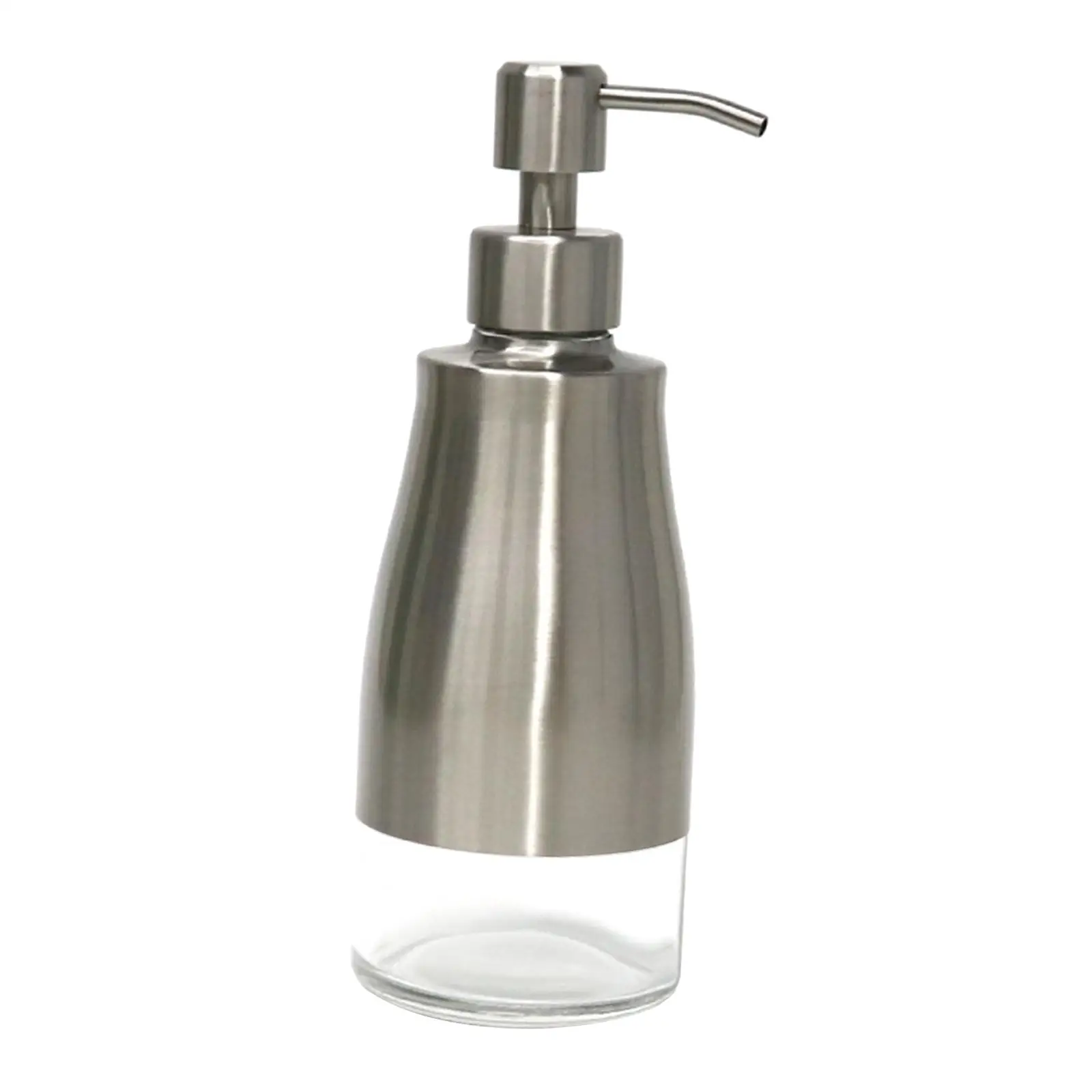 Hand Liquid Pump Bottle 300ml Bathroom Refillable Rustproof Soap Dispenser for Body Wash Hand Soap Liquid Soap Lotion Dish Soap