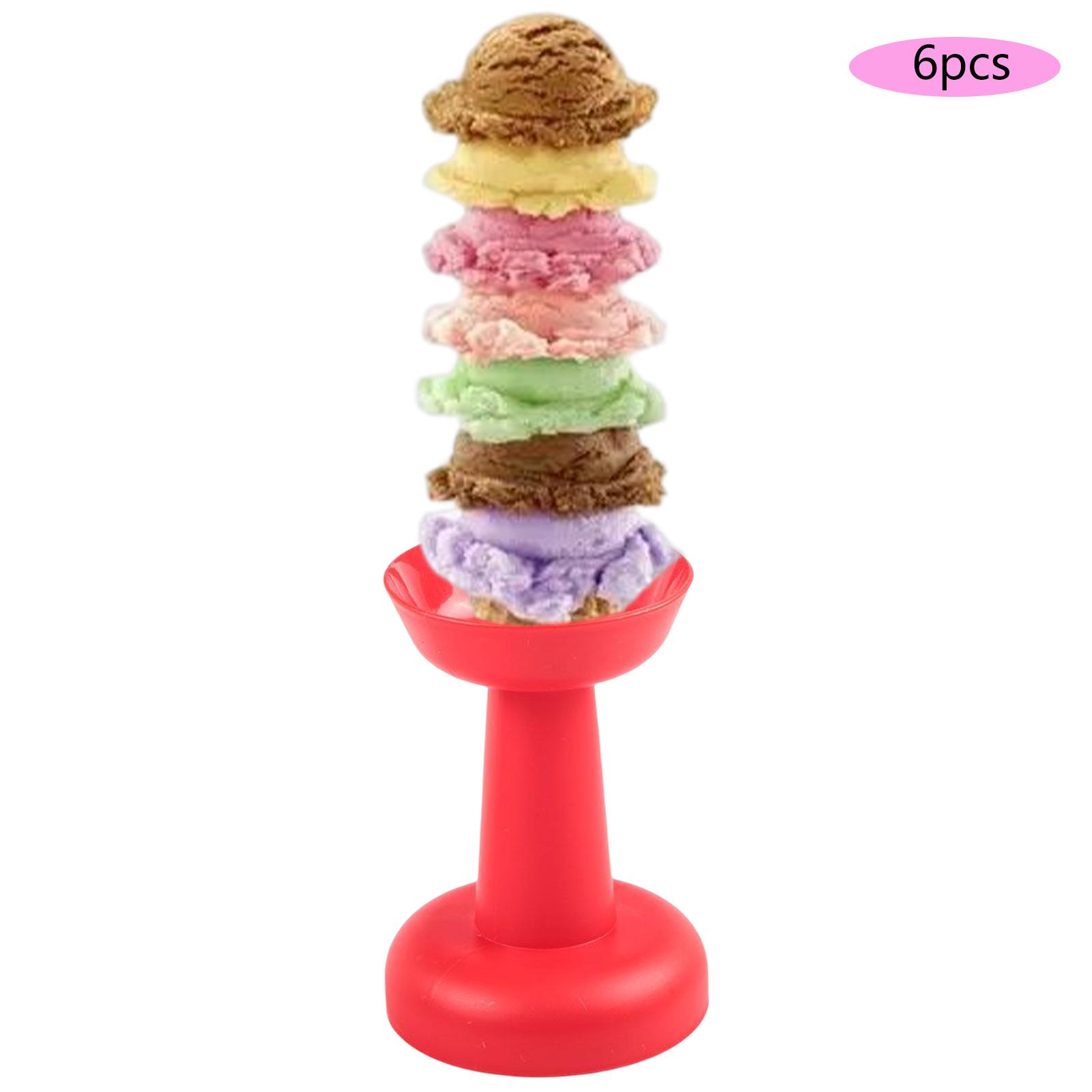 6Pcs Multipurpose Cream Holder Decorative Practical Round Reusable Dessert Cup