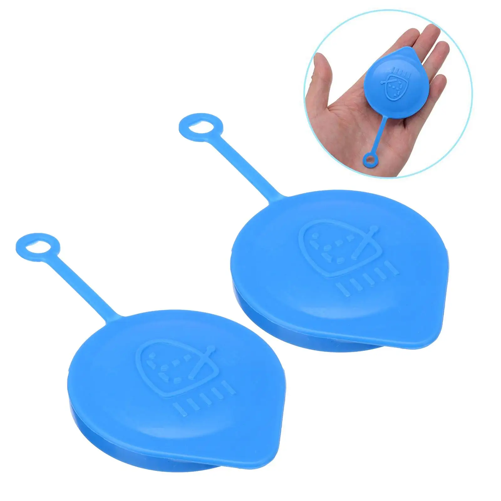 2pcs Windshield Wiper Washer Reservoir Bottle Caps Lid Cover for Honda 2009-2013, Car Modification Accessories