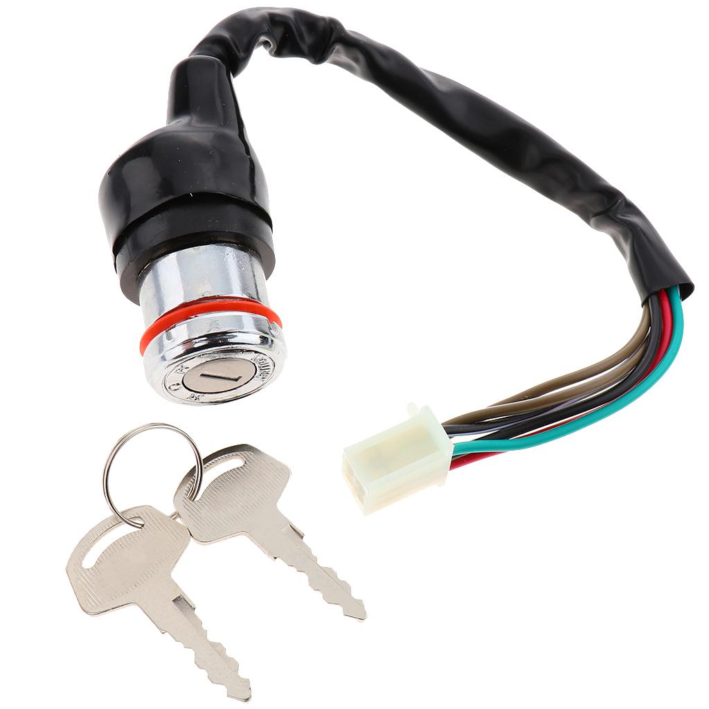 New 6 Wire ATV Ignition Switch+Key Set for Suzuki GN 125 Scooter Universal Motorcycle Ignition Switch Key New 6 Wire ATV Ignition Switch+Key Set for Suzuki GN 125 Scooter Universal Motorcycle Ignition Switch Key