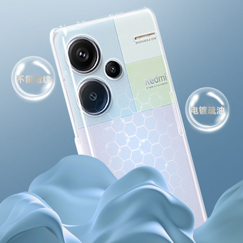 Für Xiaomi Redmi Note 13 Pro Plus Klare, transparente, weiche TPU-Silikonhülle, rückseitige Abdeckung für Redmi Note 13 13 Pro+ Schutzhülle – Detail 2