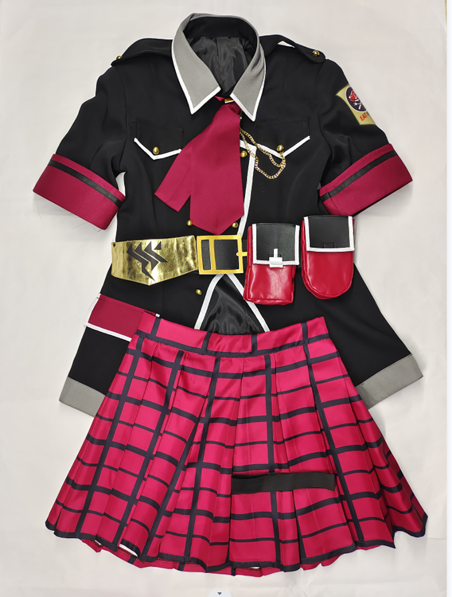 Spiel Blau Archiv Akashi Junko Cosplay Kostüm Frauen Nette Kleid Party Anzug Halloween Karneval Uniformen Nach Maß – Detail 6