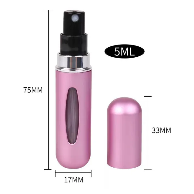 Buy Mini Refillable Perfume Atomizer Tavel Bottle, 5ml Perfume Bottle  Empty, Portable TSA Scent Pump Case for Traveling and Outgoing, 2 Pack,  Black Online at Low Prices in India 