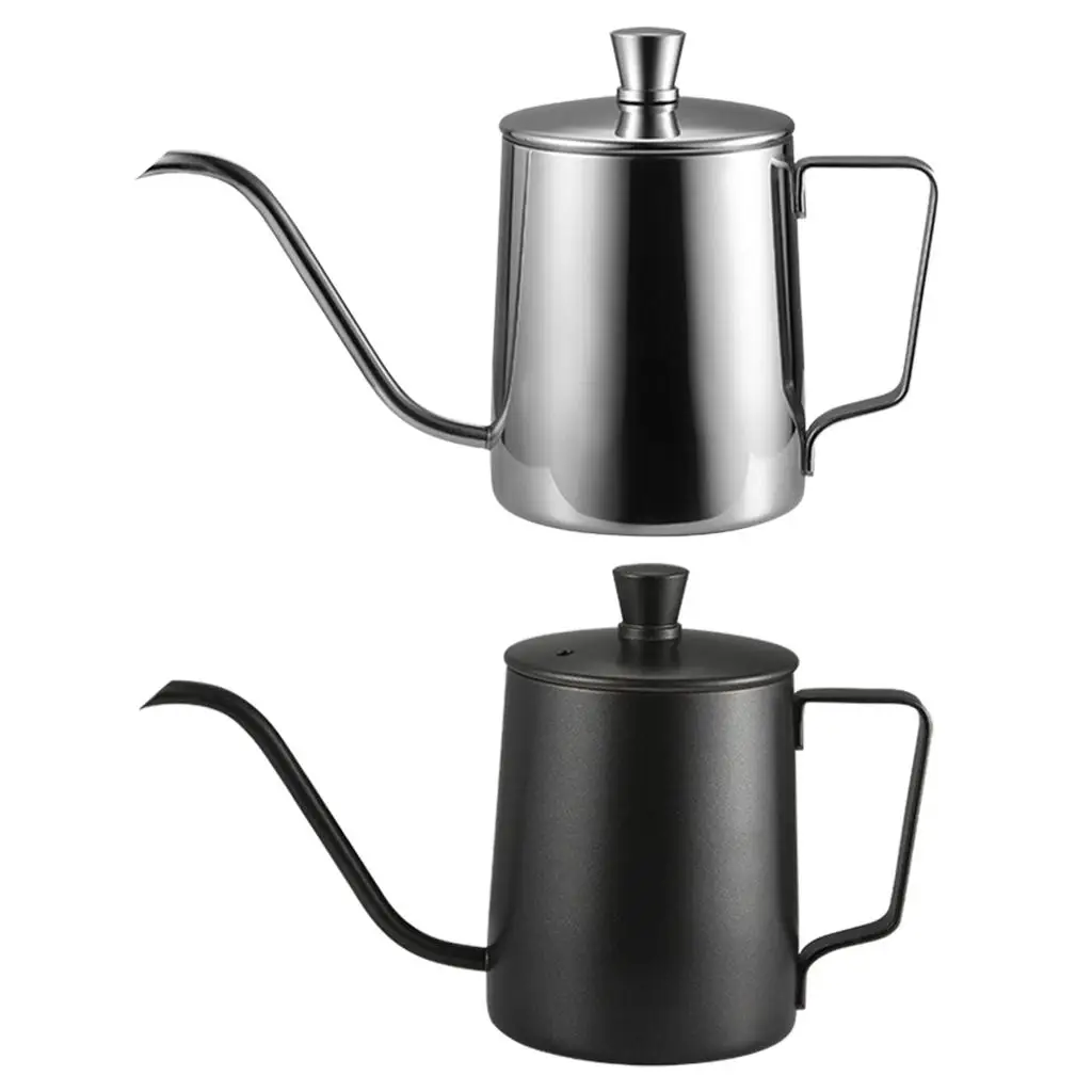 350ml Coffee Maker Hand Coffee Pot Household Pot Mini Stainless Steel Drip Type Coffeeware Tools