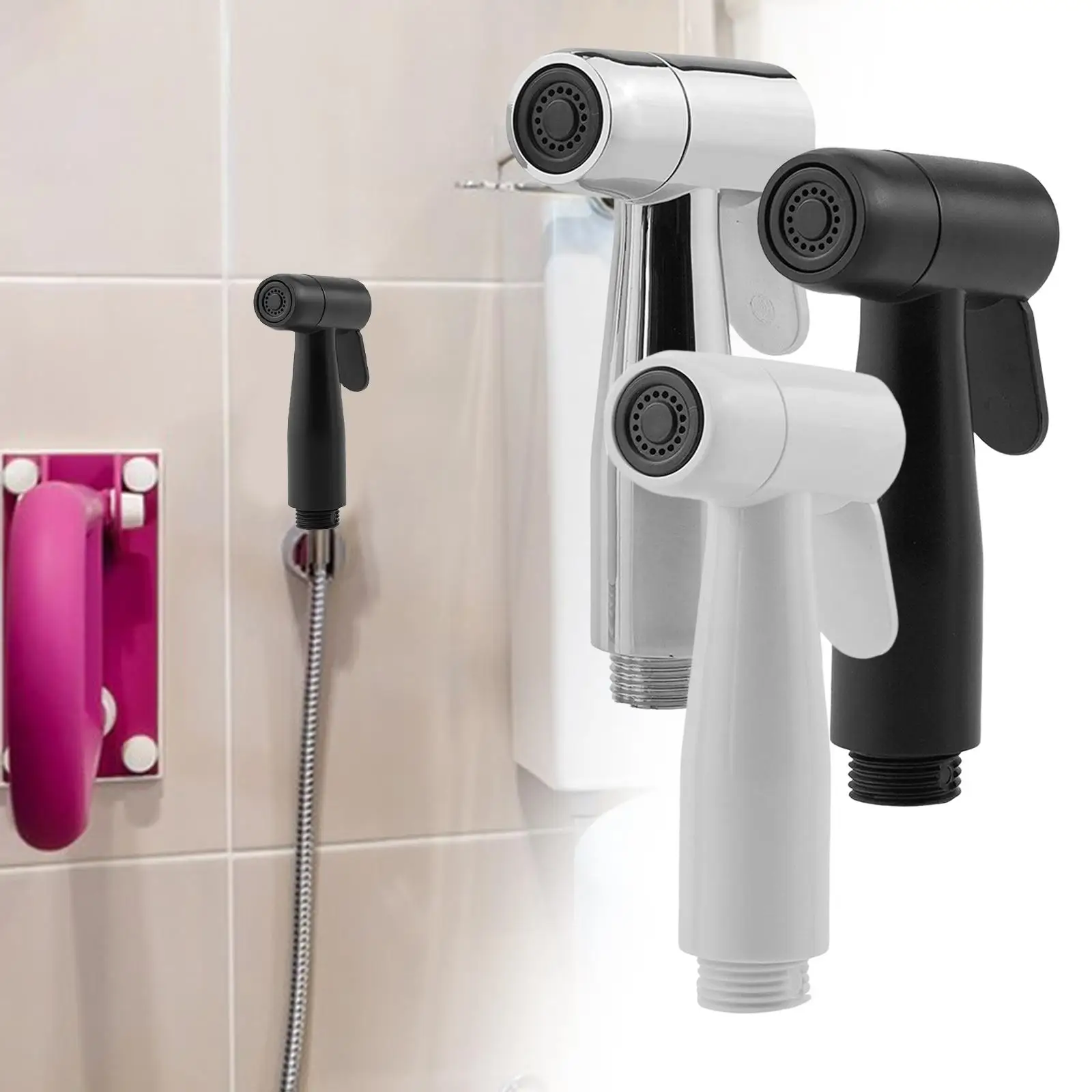 Bidet Toilet Sprayer Head Portable Pet Shower Toilet Water Sprayer for Toilet Flushing Personal Hygiene Gardening Car Washing