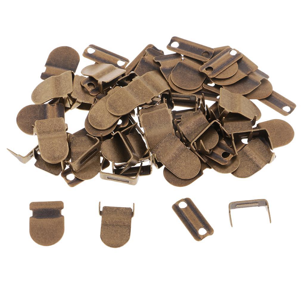 20 Sets Copper Pant Hooks Trousers Skirt Hook & Eye Closure Tailor Clip Fastener Buckle Shorts Waistband Extender