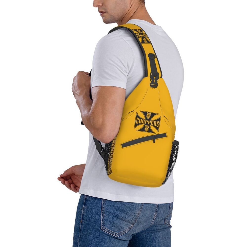 Bag para viajar Homens Crossbody Peito Mochila Ombro Daypack