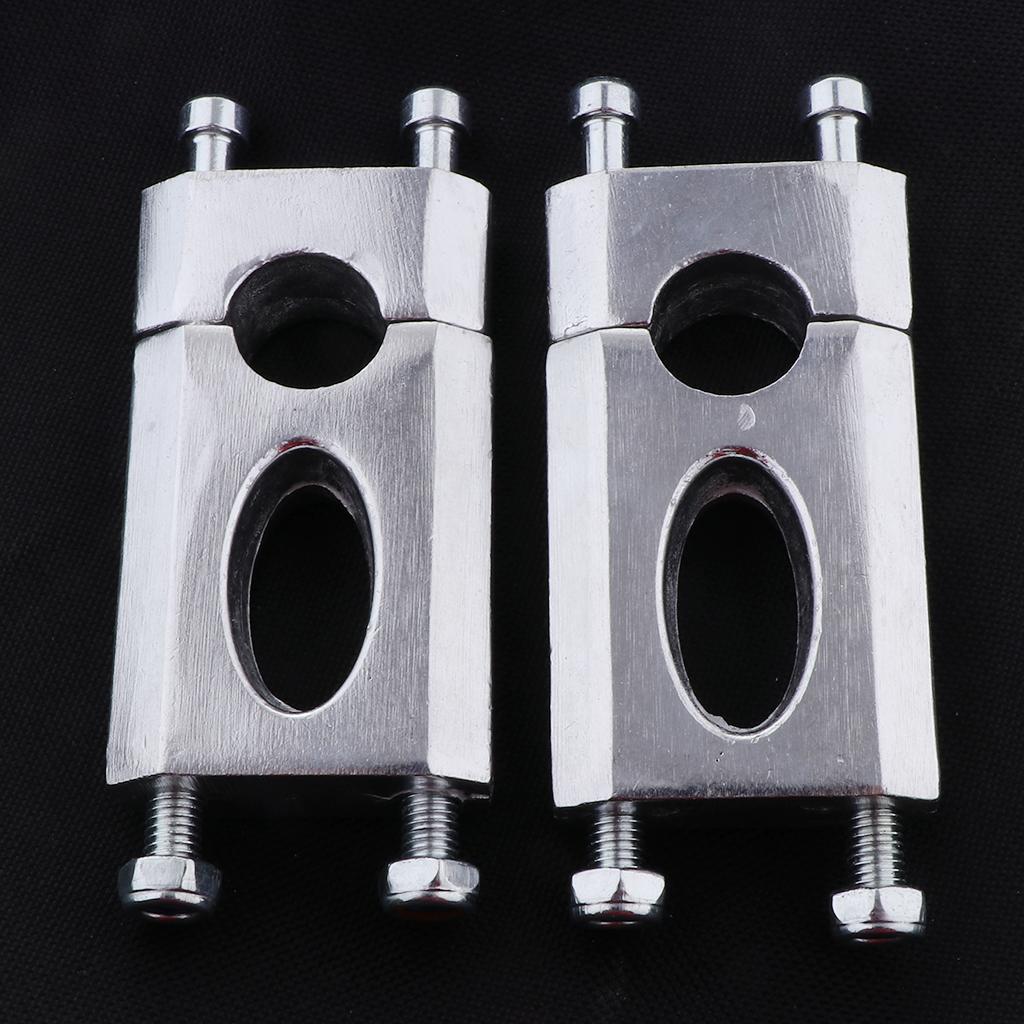 2x Universal 7/8 22mm Handlebar Riser Extension Extender for 110-125cc Dirt Bike ATV, Easy to Install and Use