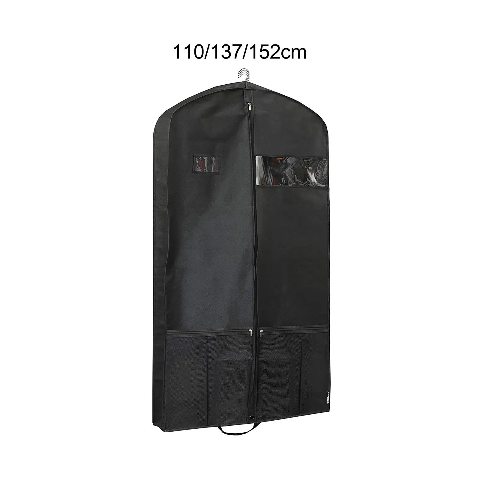 Garment Bag Water Resistance 2 Extra Pocket ,Protect Cloths from Dust and over Wrinkling Suit Bag Garment Cover Protector
